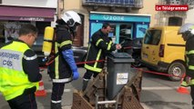 Concarneau. Une mystérieuse matière blanche mobilise les pompiers