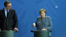 Merkel - Vucic ortak basın toplantısı - BERLİN