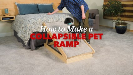 How to Build a Collapsible Pet Ramp