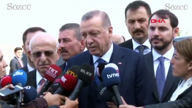 Erdoğan basın mensuplarının sorularını yanıtladı