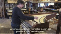 American brings Mozart-era pianos to life in Czech village