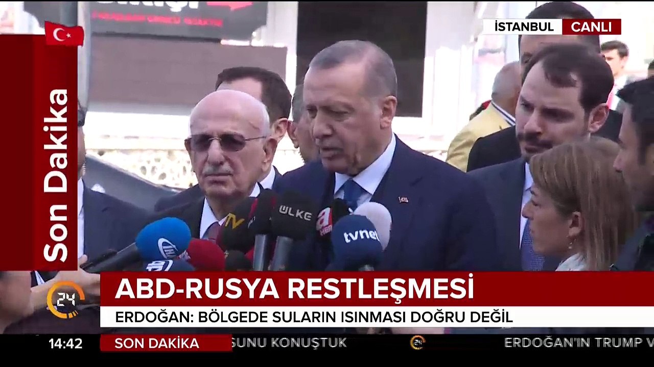 Cumhurbaşkanı Erdoğan'dan kritik açıklama "Kimyasal silaha karşı tutumumuz serttir"