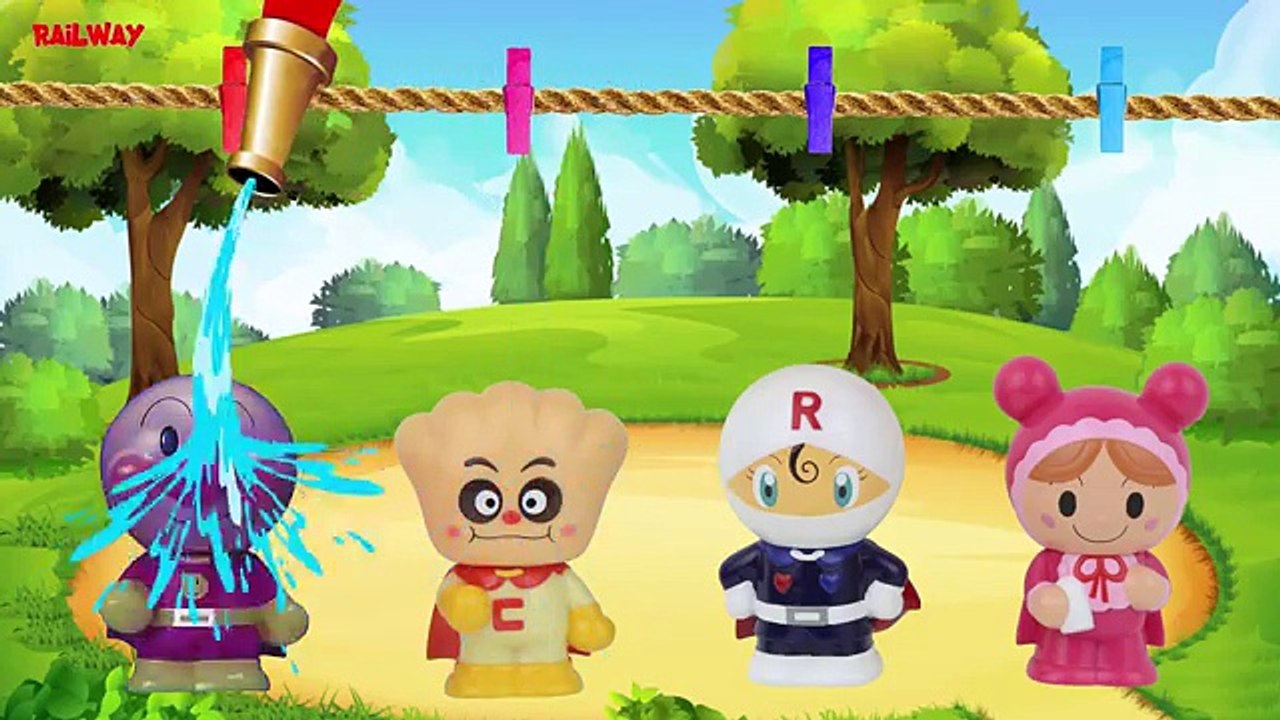 アンパンマン アニメ 色を学ぶ キャラクター あかちゃんまん ロールパンナ クリームパンタ...