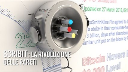 Rivoluzione per pareti, ecco Scribit