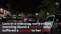 Bullet grazes woman's head