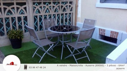 A vendre - Maison/villa - Auxerre (89000) - 3 pièces - 64m²
