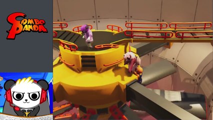 Gang Beasts Funniest Knock Outs Let's Play with Combo Panda