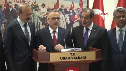 Uşak Maliye Bakanı Ağbal Ekonomideki Dalgalanmalar Yatışacak, Kimse Endişe Etmesin