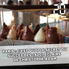 Paris: C'est quoi le secret du succès des (400) éclairs de Christophe Adam?