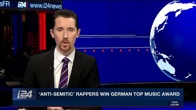 i24NEWS DESK | 'Anti-semitic' rappers win German Top Music Award | Friday, April 13th 2018