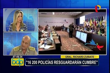 PNP reforzará medidas de seguridad durante Cumbre de las Américas