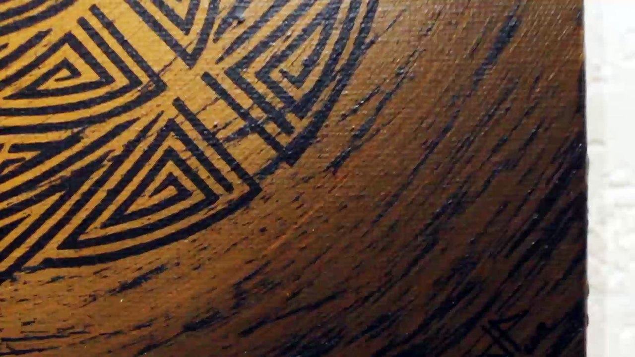 Aperçu vidéo de la peinture : Marron tribal.