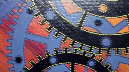 Tableau moderne : Engrenages.