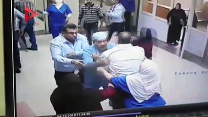 زوج ممرضة يعتدي علي مدير مستشفي هليوبوليس