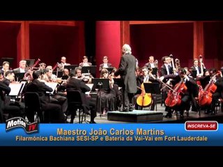 MotionTV Entrevista Maestro João Carlos Martins - Filarmônica e Bateria da Vai-Vai nos EUA