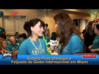 MotionTV Entrevista Suzana Pires em Miami. Ela fala sobre o sucesso de Marcela.