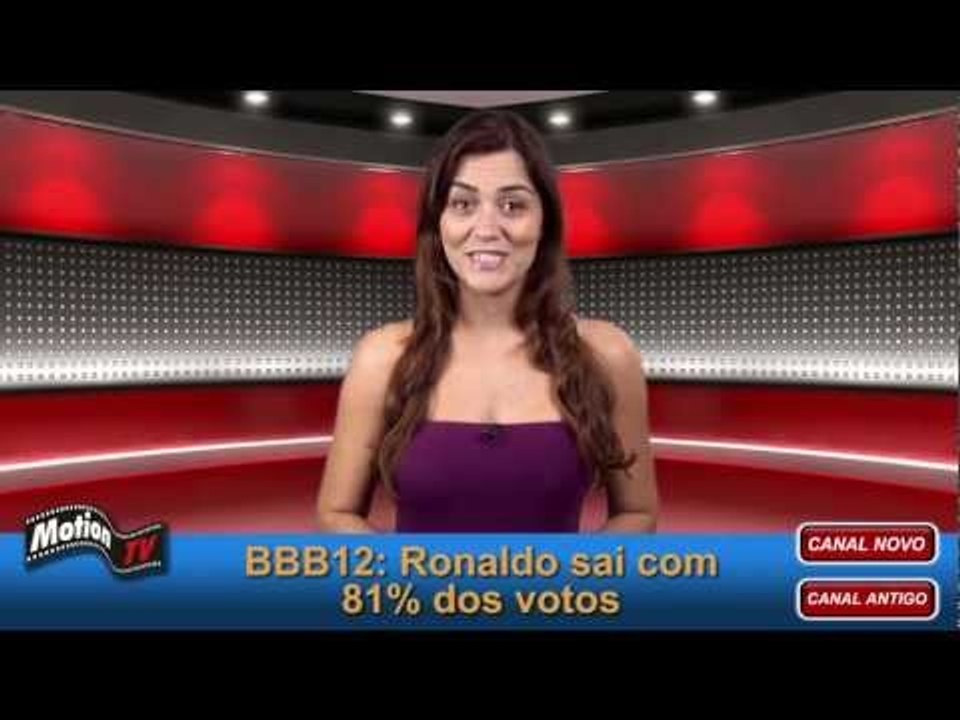 BBB12: Ronaldo foi eliminado com 81% dos votos. A maior rejeição até agora.