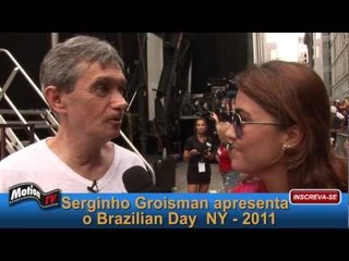 MotionTV Entrevista Serginho Groisman no Brazilian Day NY 2011 - Luan Santana e Exaltasamba