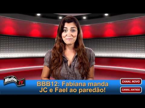 BBB12 Reta Final: Fabiana líder manda JC e Fael ao paredão. Pq ela mudou a estratégia?