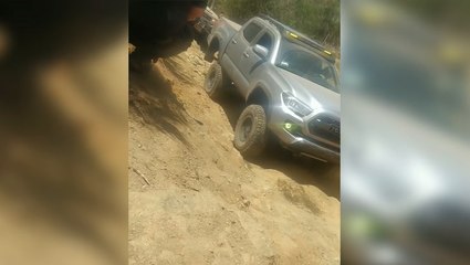 Brand New Toyota Tacoma Gets Destroyed In Recovery Attempt