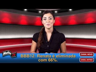 BBB12: Vem mandar o Brasil tomar no C* Renatinha - Renata é eliminada com 66%.