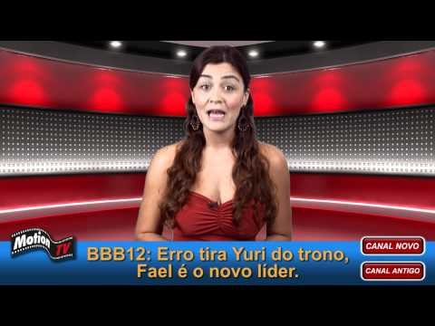 BBB12: Erro encontrado por marido de Fabiana tira Yuri do trono, Fael é o novo líder.
