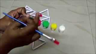 Easy to make pen stand with paper