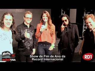 Edinho Santa Cruz e Banda - Show de Fim de Ano Record Internacional - Brazil Celebration (entrevita)