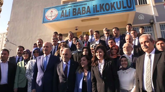 Bakanlar Kurtulmuş ve Fakıbaba, sığınmacı çocuklarla buluştu - ŞANLIURFA