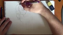 How to draw Pony Pinkie Pie, Como dibujar pony Pinkie Pie, Как нарисовать пони Пинки Пай