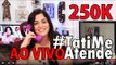 [AO VIVO] #TatiMeAtende 250K  Atendendo LIGAÇÕES dos INSCRITOS