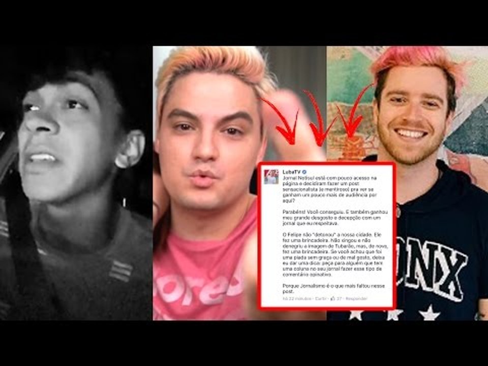 LUBA defende FELIPE NETO e DETONA Jornal | PERIGO! YouTuber faz SNAPS DIRIGINDO e TENTA se EXPLICAR