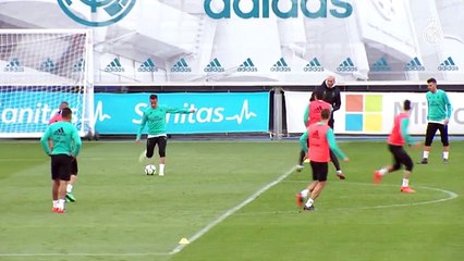 El Madrid prepara el partido contra el Málaga