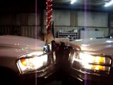 Bumper-To-Bumper Truck 'Pushing Match' Between Chevy & Dodge
