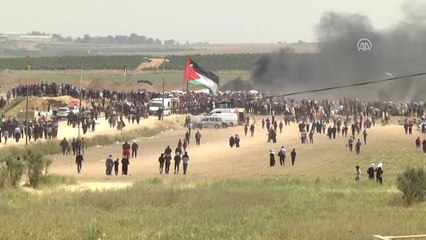 Filistinliler, İsrail Bayrağını Yaktı