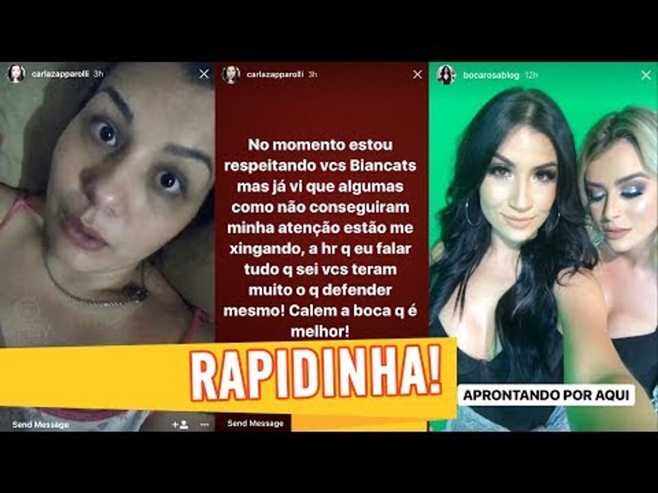 TRETA! YouTuber manda FÃS de BIANCA ANDRADE calarem a boca e AMEAÇA contar TUDO o que SABE
