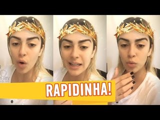 "BABOSEIRAS": MARIANA SAAD REBATE CRÍTICAS AO SEU NOVO PINCEL