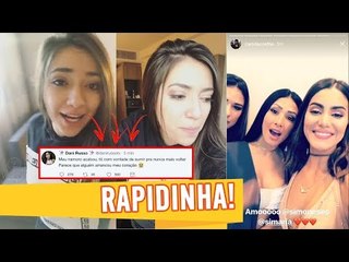 FIM do NAMORO! DANI RUSSO deleta TWEET e DESABAFA; SIMONE e SIMARIA visitam CAMILA COELHO nos EUA