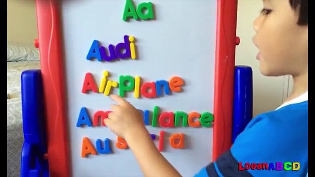 Learn ABC Phonics using Fridge Letter Magnets