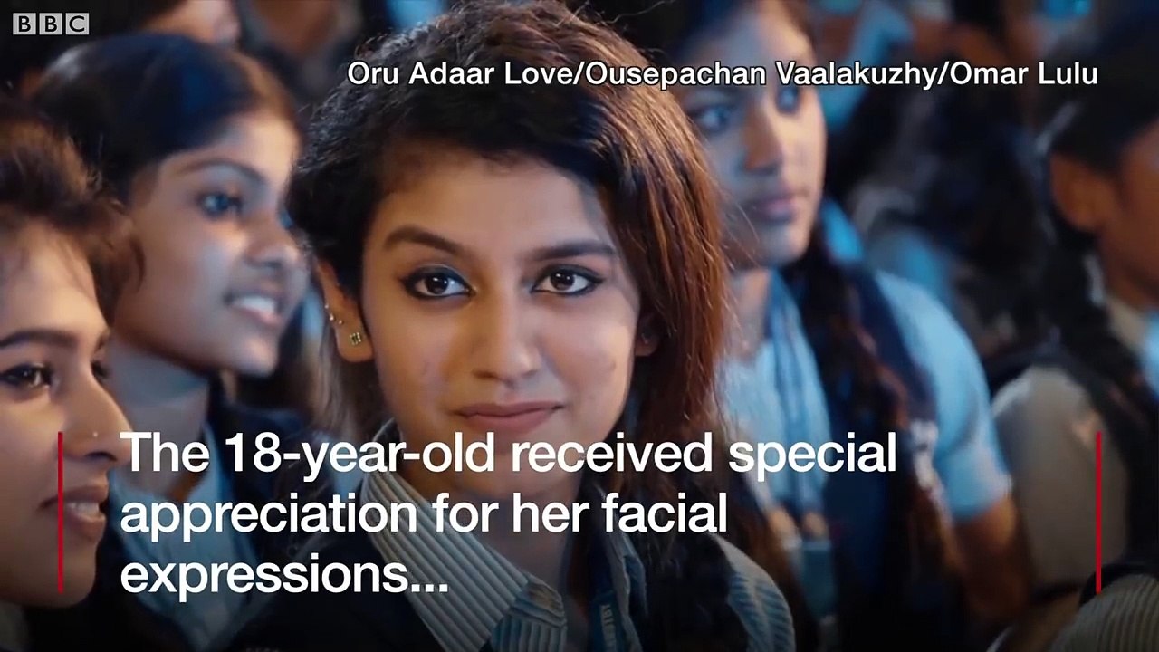 Priya Varrier- The actress whose wink stopped India - BBC News_HD