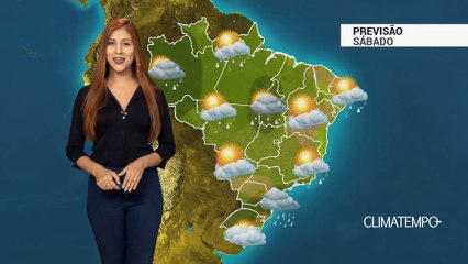 Previsão Brasil - Frente fria chega ao RJ