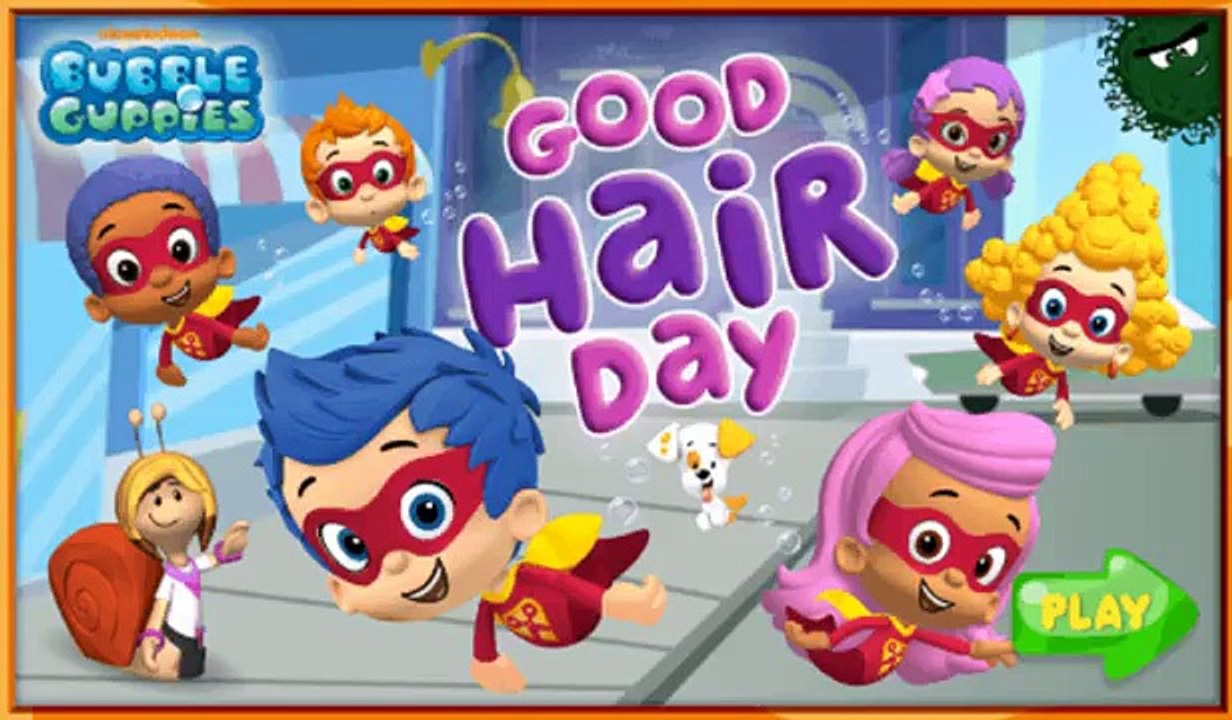 bubble guppies hair day, video for kids