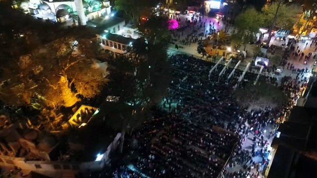 Eyüp Sultan Camisinde Miraç Kandili coşkusu