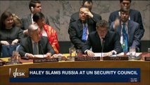 i24NEWS DESK | Haley slams Russia at UN Security Council | Friday, April 13th 2018