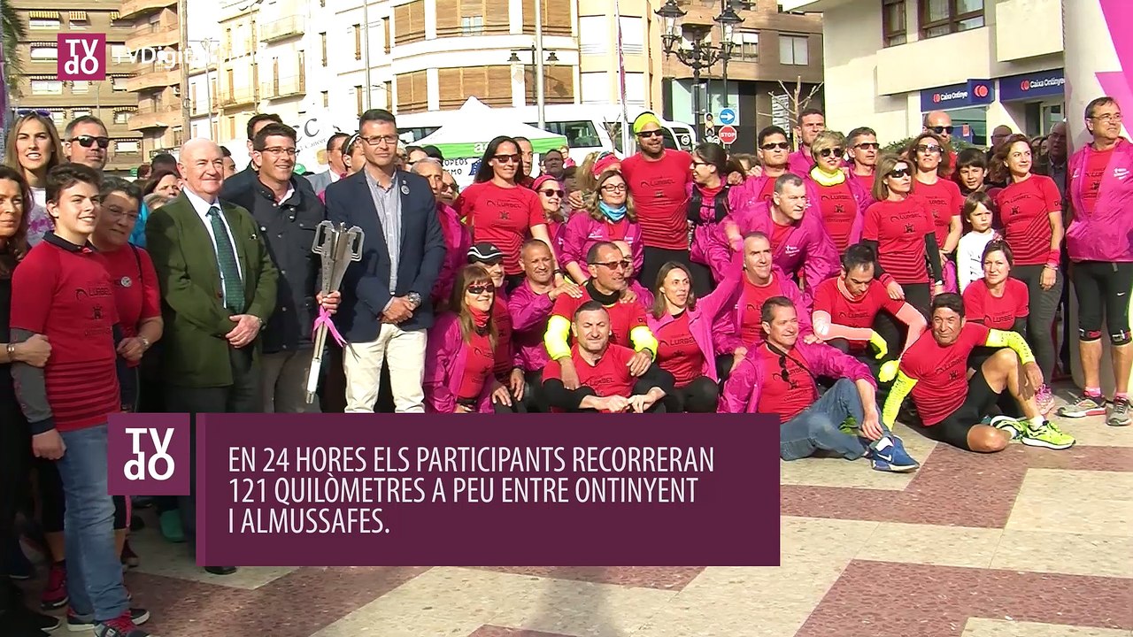 El "Repte Solidari contra el càncer" arranca a Ontinyent