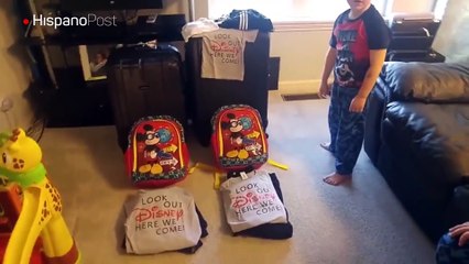 Vea la reacción de estos niños cuando se enteran que irán a Disneylandia