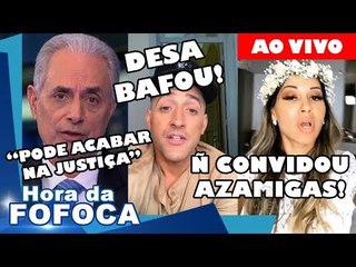 Waack é demitido da Globo e sai P da vida; Mayra Cardi explica casamento surpresa