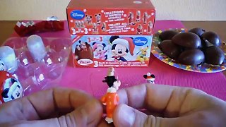 Disney Mickey Mouse 6 Surprise Eggs Unboxing 3-D Toys Collection new ミッキーマウス