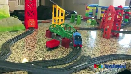 Ryan plays Thomas and Friends Toy Trains for Kids