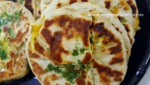 Chicken Stuffed Kulcha Recipe In Hindi - Chicken Kheema Kulcha - My Kitchen My Dish